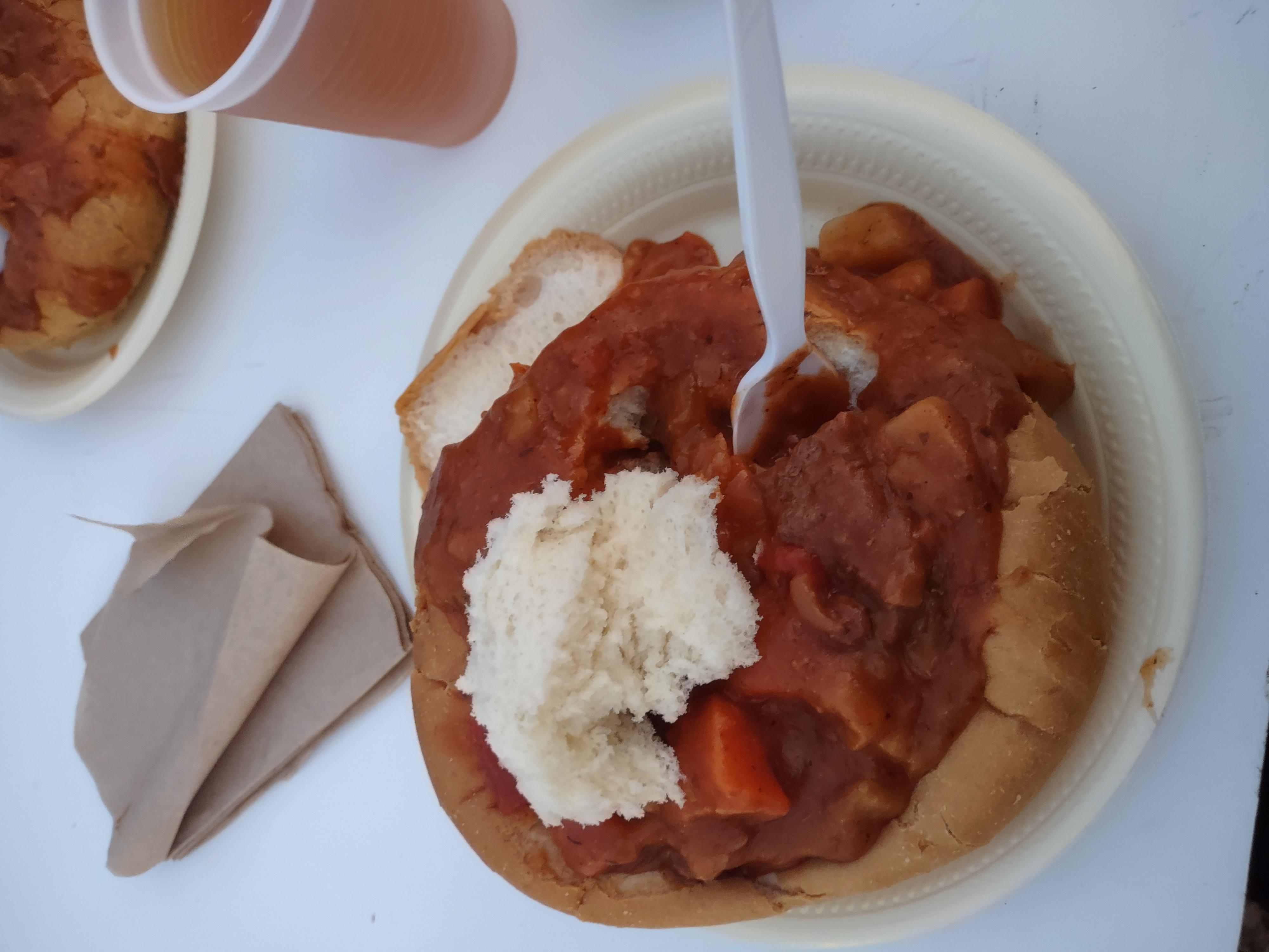 Irish Stew in a Bread Bowl